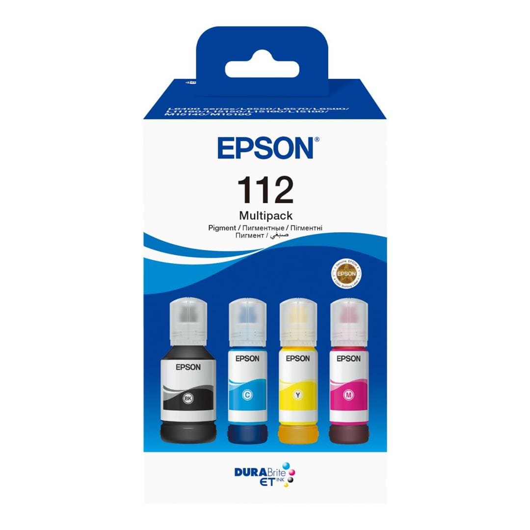 Epson 112 EcoTank 4-colour Ink Cartridge Original C13T06C64A Multipack