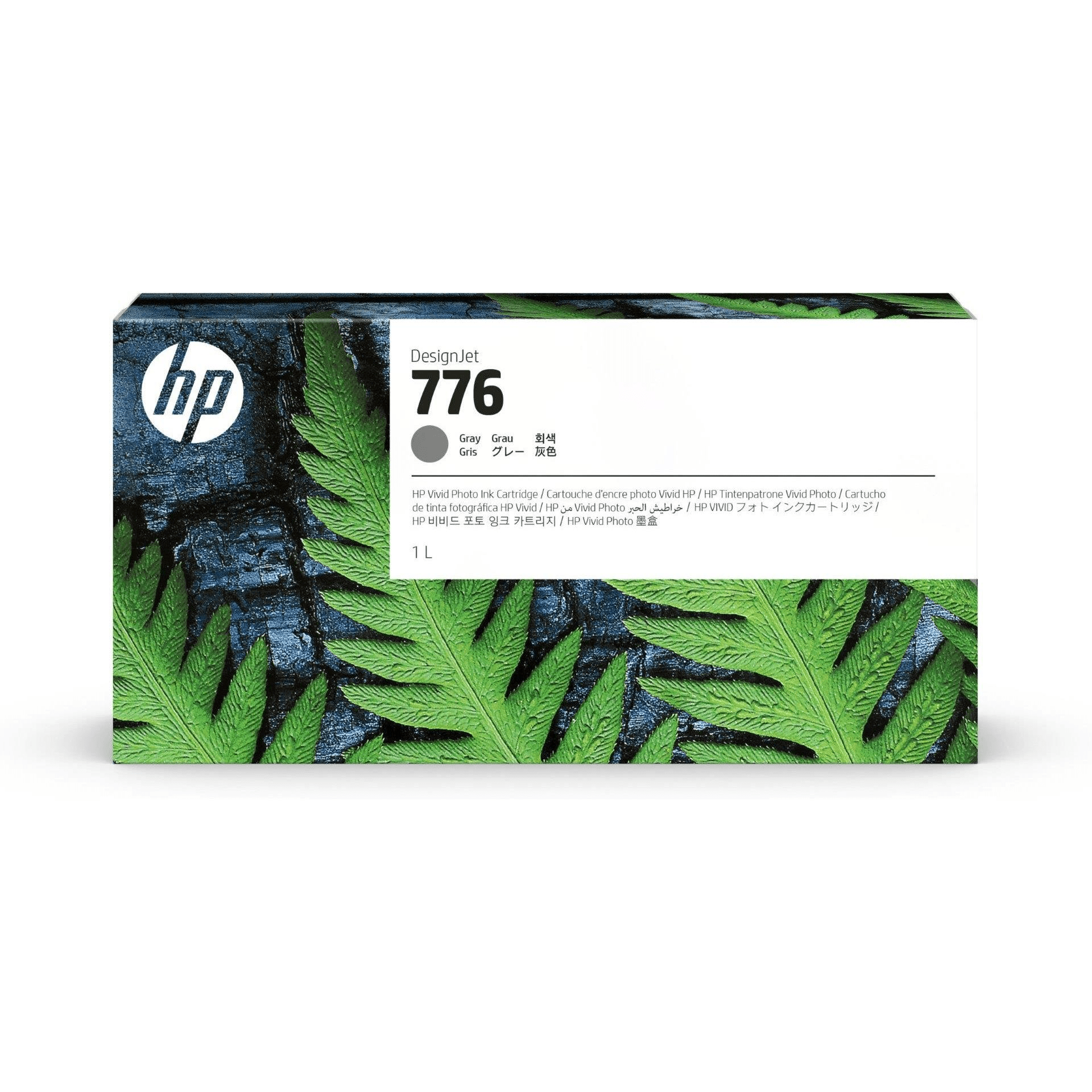HP 776 1-liter Gray Ink Cartridge 1XB05A