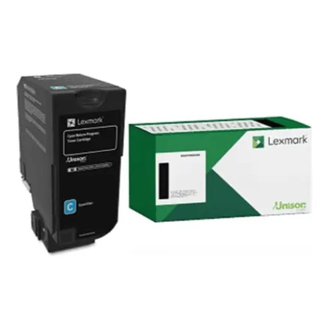 Lexmark CS/CX730 Cyan Toner Cartridge 10,500 Pages Original 71C8HC0 Single-pack
