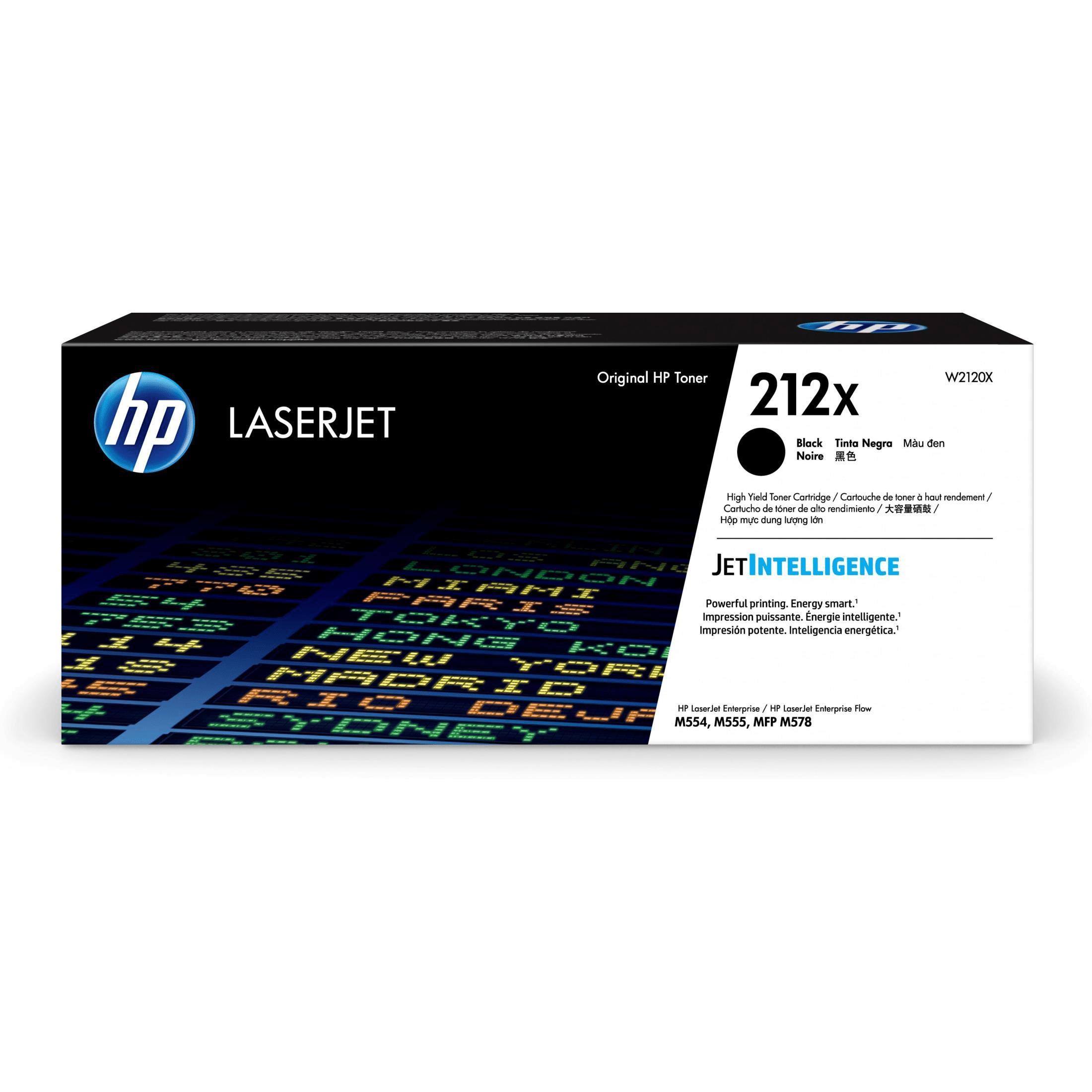 HP 212X Black High Yield Toner Cartridge 13,000 pages Original W2120X Single-pack