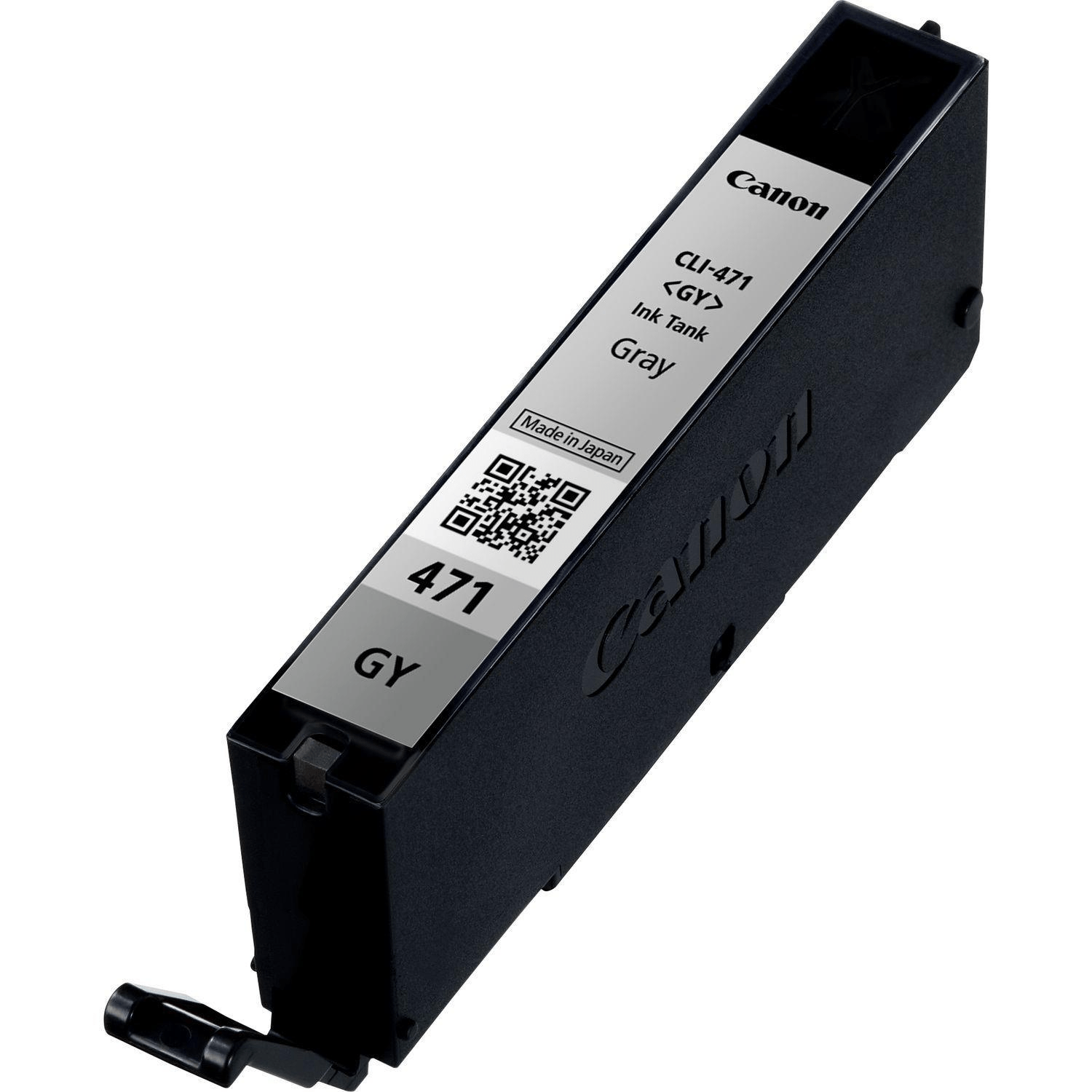 Canon CLI-471 Grey Printer Ink Cartridge Original 0404C001 Single-pack