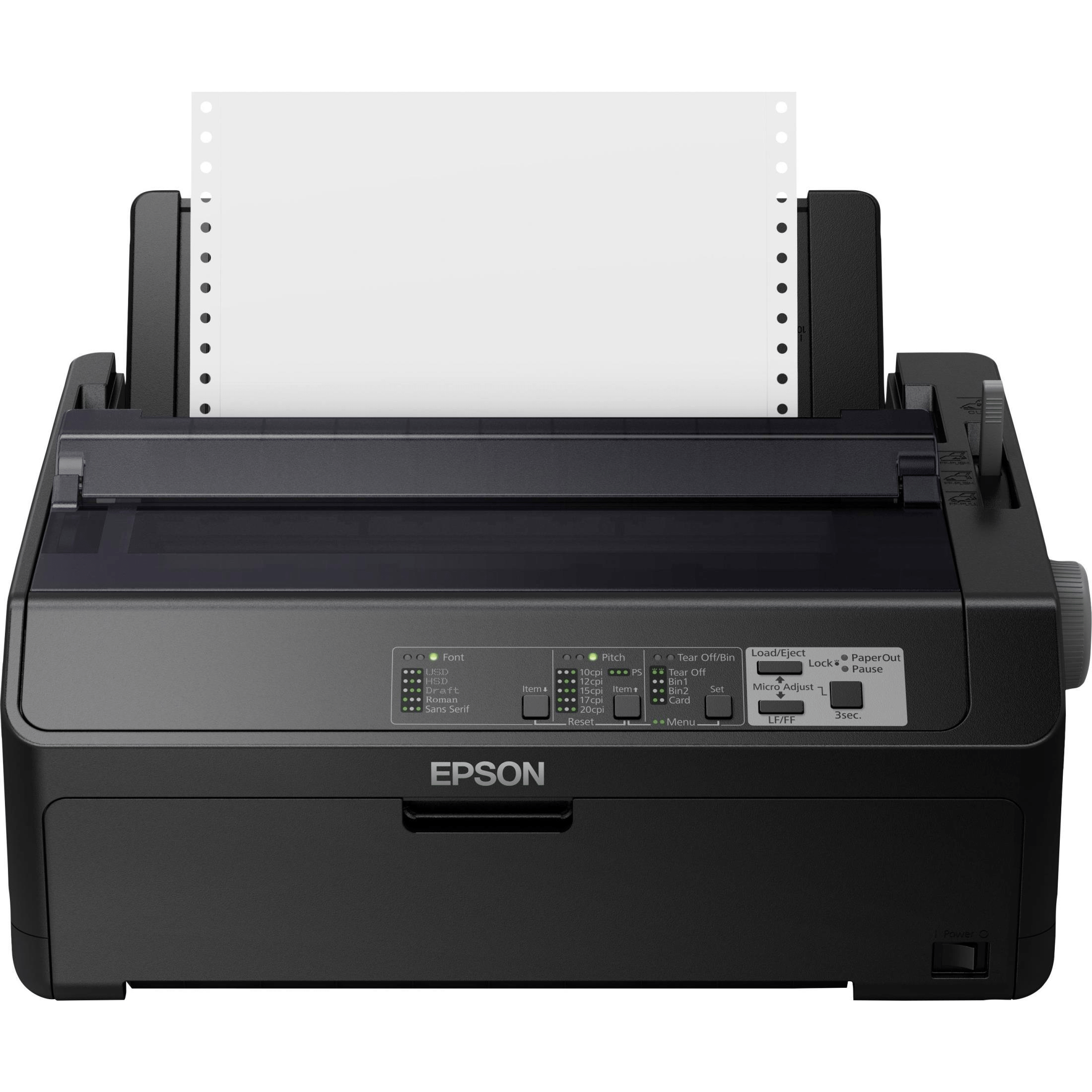 Epson FX-890IIN 9-pin 612 cps Dot Matrix Printer C11CF37403A0