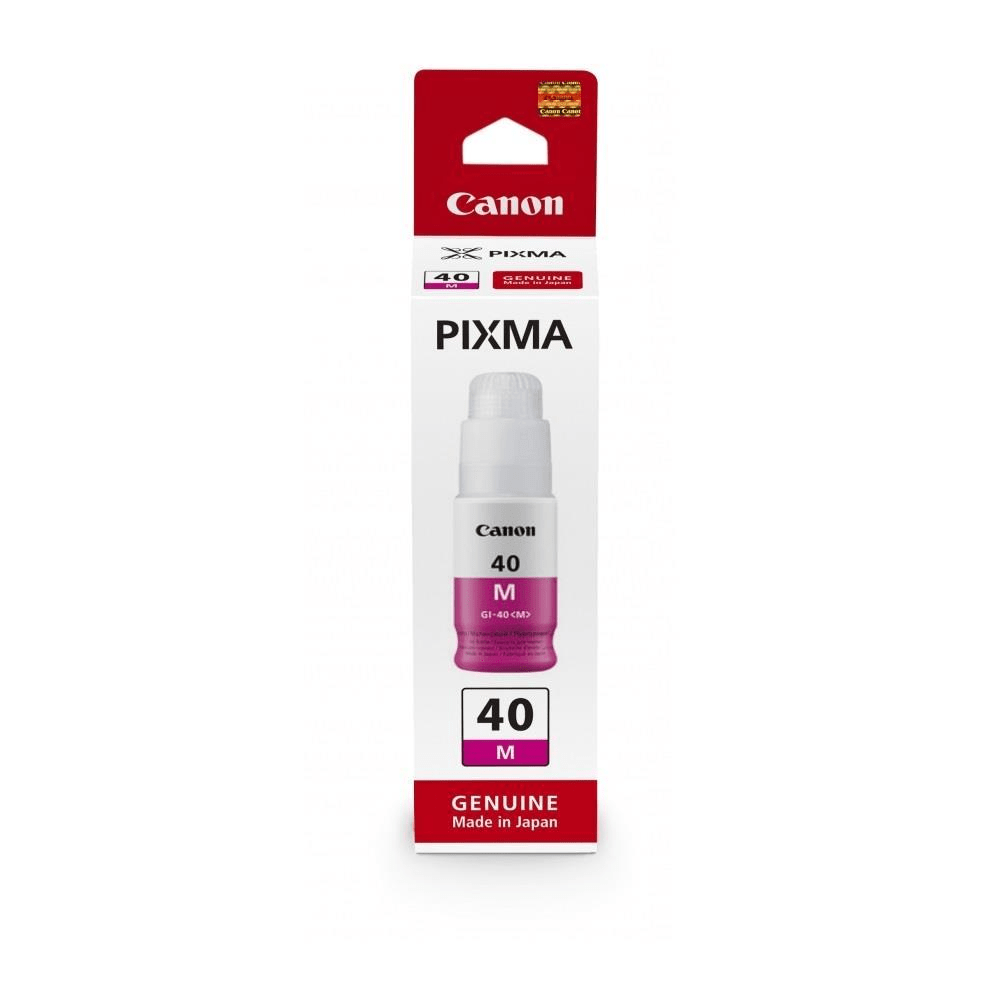 Canon GI-40 Magenta Printer Ink Bottle Original 3401C001 Single-pack