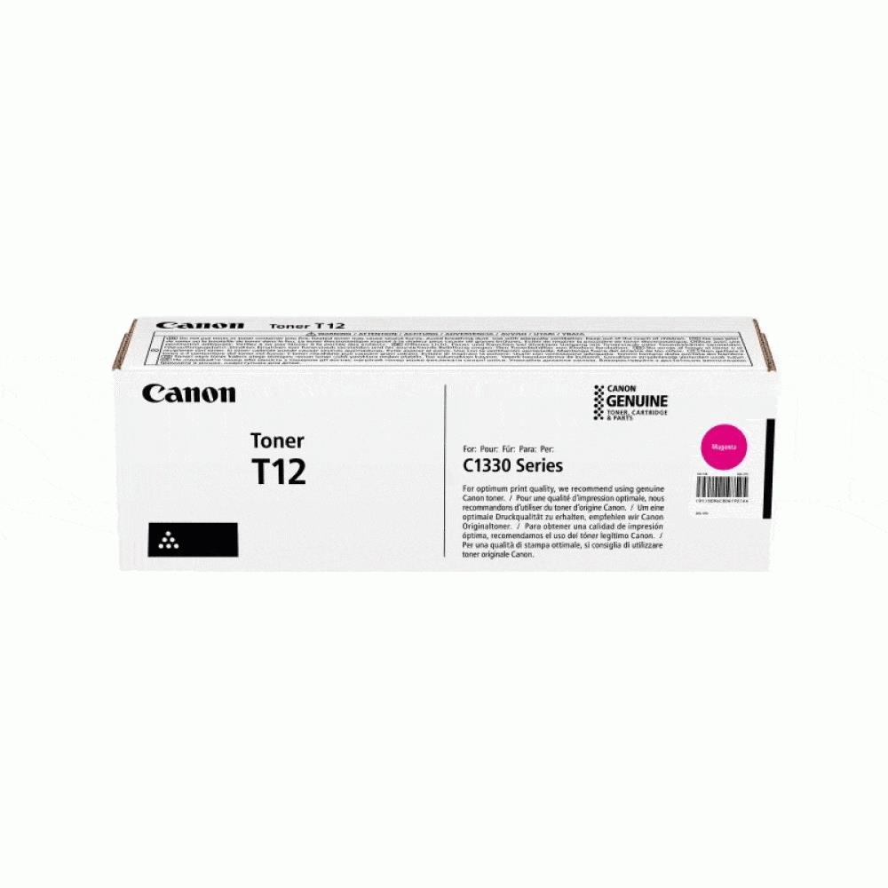Canon T12 Magenta Toner Cartridge 5,300 Pages Original 5096C006 Single-pack
